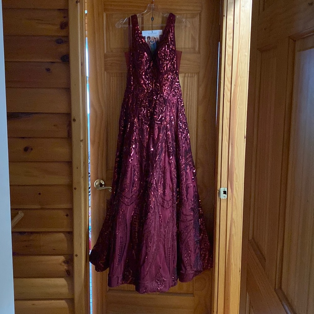 Wine PROM DRESS
